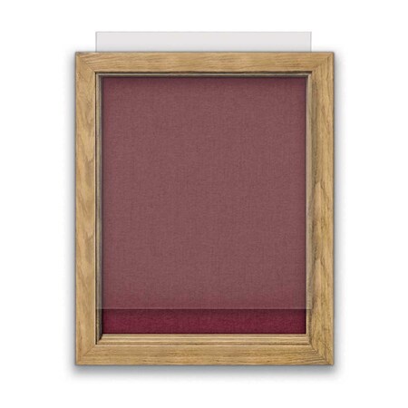 United Visual Products Indoor Enclosed Combo Board, 72"x36", Bronze Frame/Black & Dark Spruce UVCB7236BZ-BLACK-DRKSPR